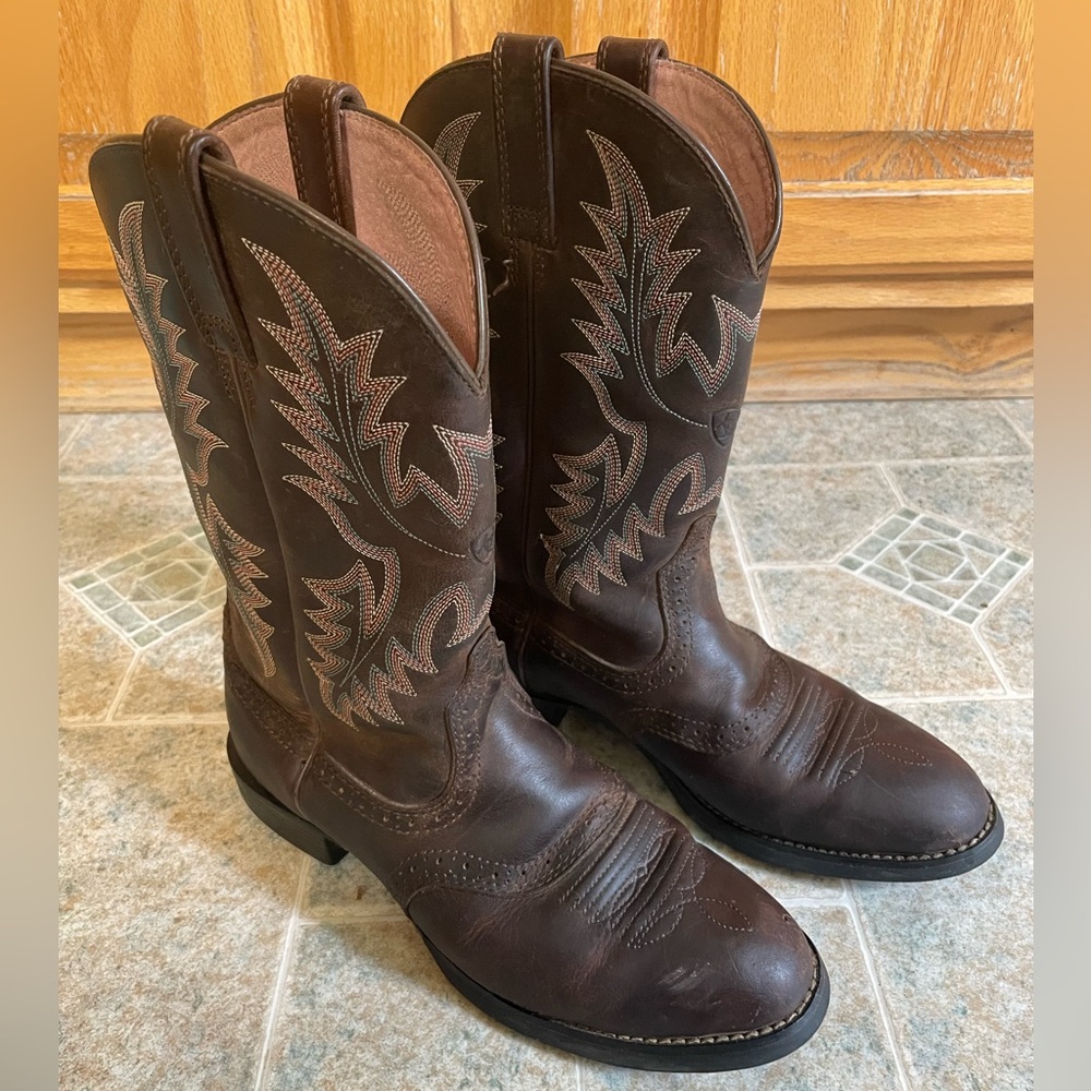 Ariat Women’s Heritage Stockman Classic Brown Boots
